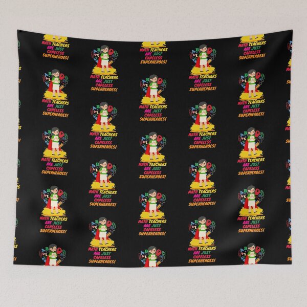 Item preview, Superhero Math Teacher Appreciation designed and sold by superteachers.