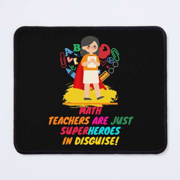 Item preview, Superhero Math Teacher Appreciation designed and sold by superteachers.