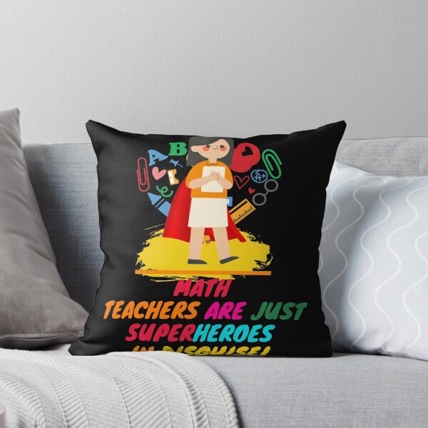 Item preview, Superhero Math Teacher Appreciation designed and sold by superteachers.