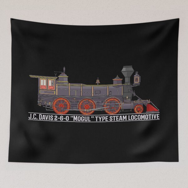 Item preview, J C Davis 2-6-0 Mogul Type Steam Locomotive Diagram Gift designed and sold by Maljonic.