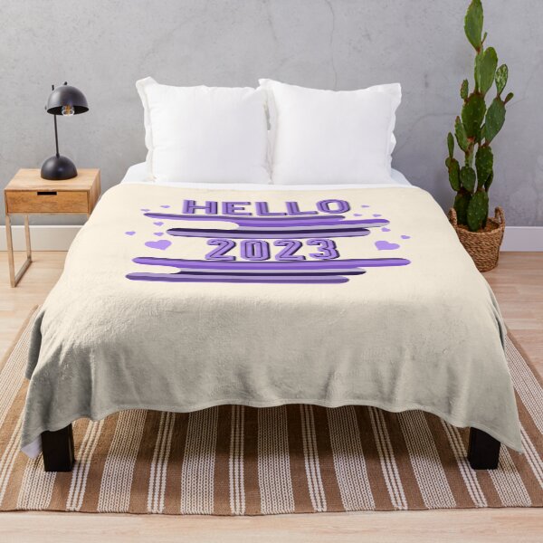 Item preview, Hello 2023 new year’s design purple  designed and sold by TipTopTapo.