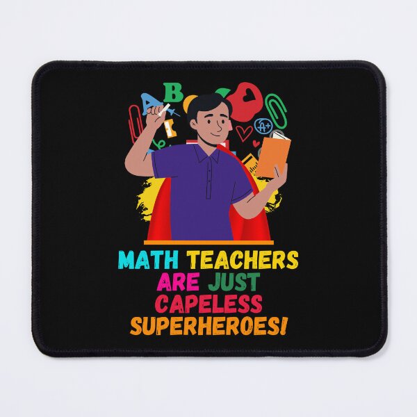 Item preview, Superhero Math Teacher Appreciation designed and sold by superteachers.