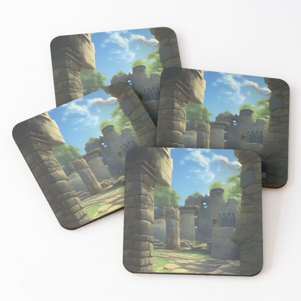 Item preview, Ruins of a anime medieval castle designed and sold by Devin Farinsky.