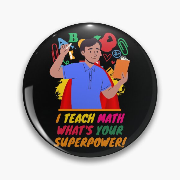 Item preview, Superhero Math Teacher Appreciation designed and sold by superteachers.