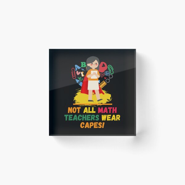 Item preview, Superhero Math Teacher Appreciation designed and sold by superteachers.