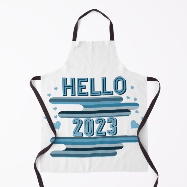 Item preview, Hello 2023 new year’s design turquoise designed and sold by TipTopTapo.