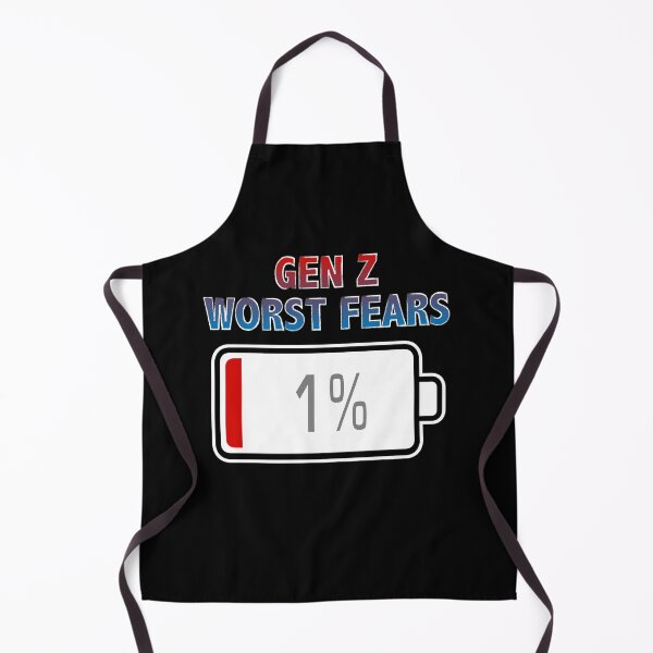 Item preview, Gen Z Worst Fears with Battery at 1% designed and sold by Moodific.