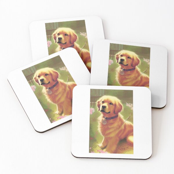 Item preview, Golden retriever  designed and sold by GroovyDino.