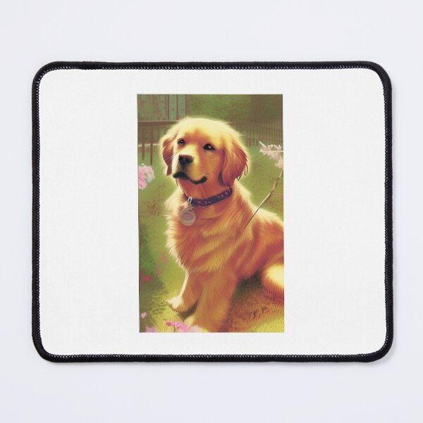 Item preview, Golden retriever designed and sold by GroovyDino.