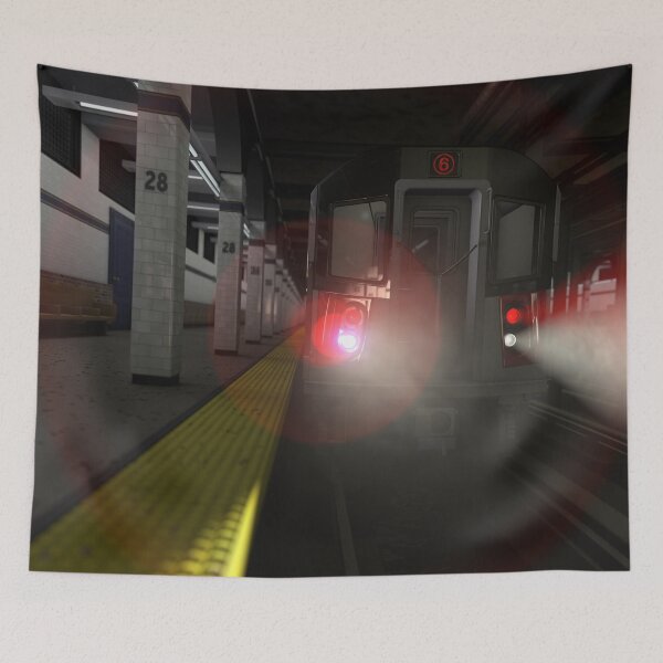 Item preview, Six Train at 28th Street Station designed and sold by AbbyDigital.