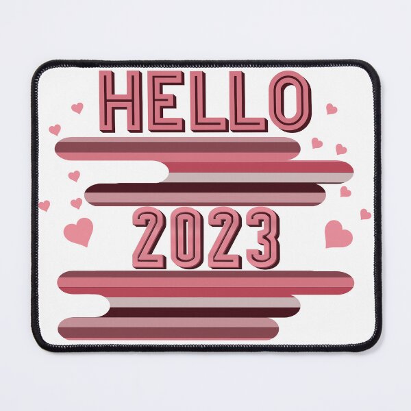 Item preview, Hello 2023 new year’s design red designed and sold by TipTopTapo.
