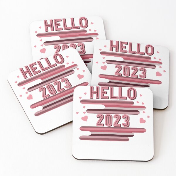 Item preview, Hello 2023 new year’s design red designed and sold by TipTopTapo.