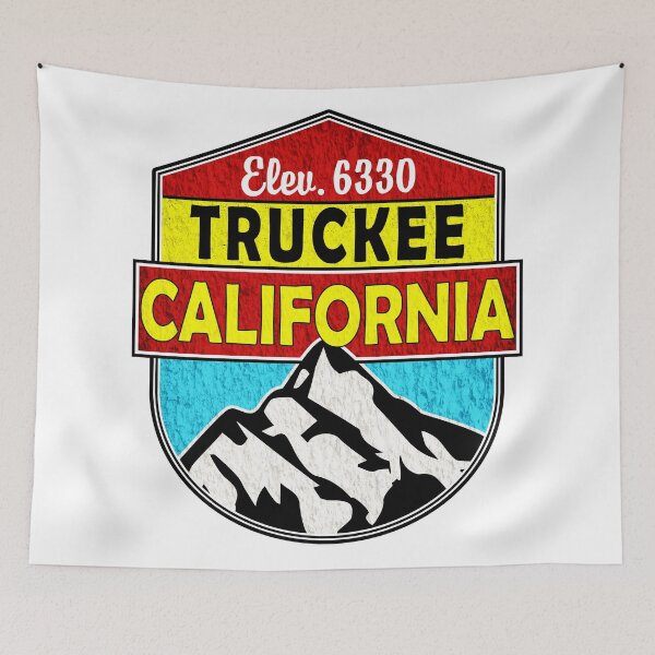 Item preview, TRUCKEE CALIFORNIA Ski Skiing Snowboarding Snowboard Hiking Hike Mountain Camping designed and sold by DESTINATIONS DECAL.