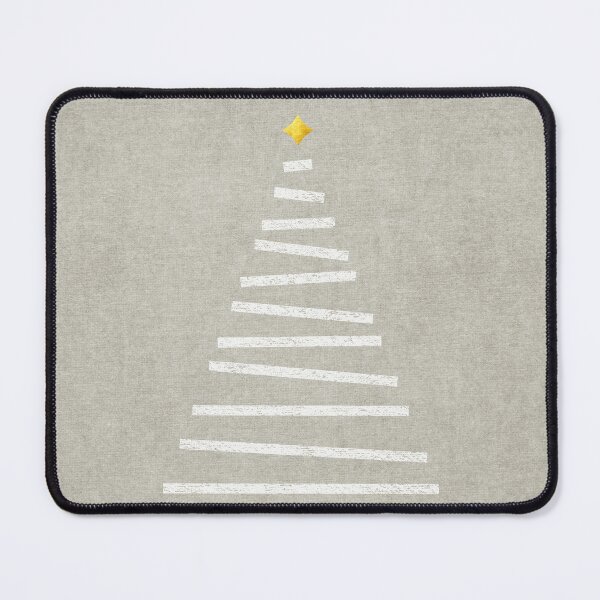 Item preview, Abstract Christmas Tree White Beige designed and sold by FAROSSTUDIO.