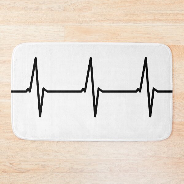 Item preview, Electrocardiogram (ECG) Heart Beat (Black) designed and sold by STUDIO-72.