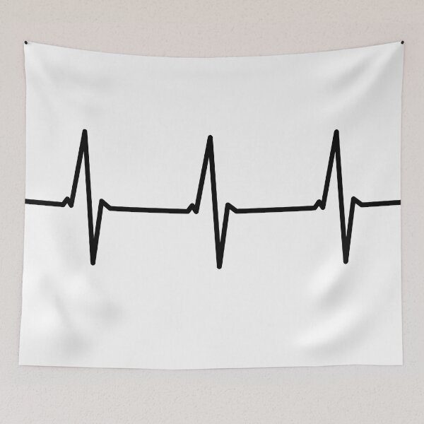 Item preview, Electrocardiogram (ECG) Heart Beat (Black) designed and sold by STUDIO-72.