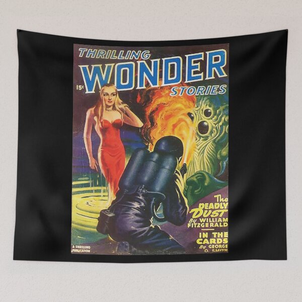 Item preview, THRILLING Wonder Stories POSTER designed and sold by PavlovA982.
