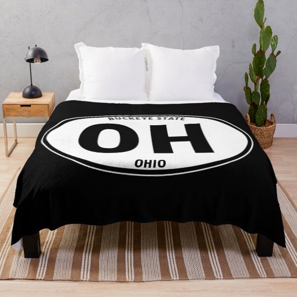 Item preview, Ohio, OH, Buckeye State - State Abbreviation and Motto Oval Travel Bumper Sticker for your Car or Luggage. designed and sold by BBTravels.