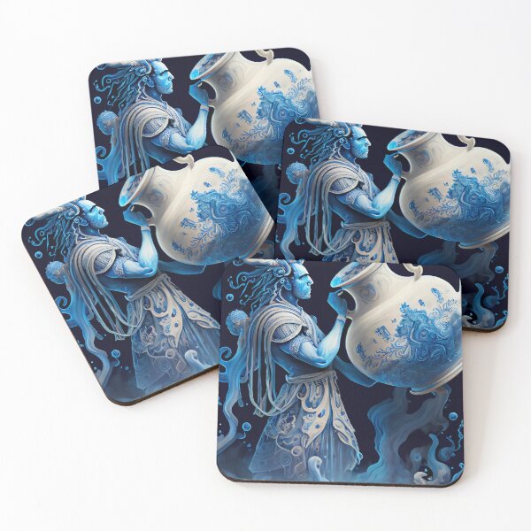Item preview, Zodiac sign - Acquarius designed and sold by flowinglobe.