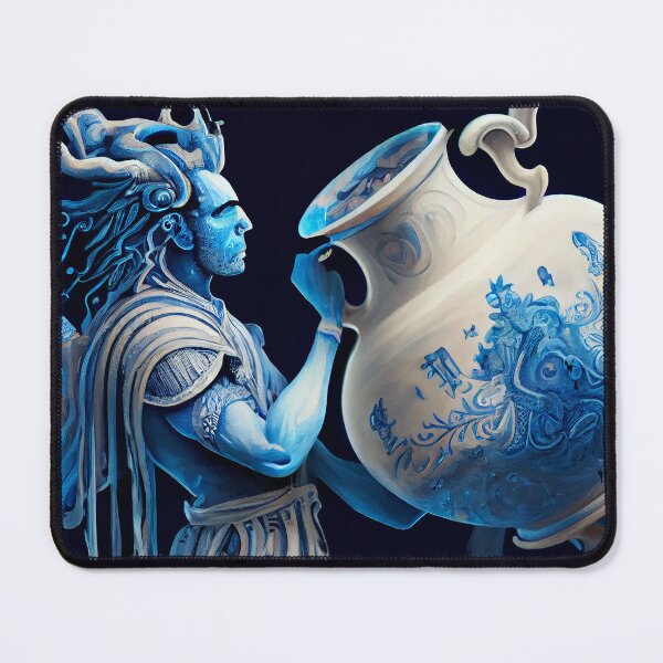 Item preview, Zodiac sign - Acquarius designed and sold by flowinglobe.