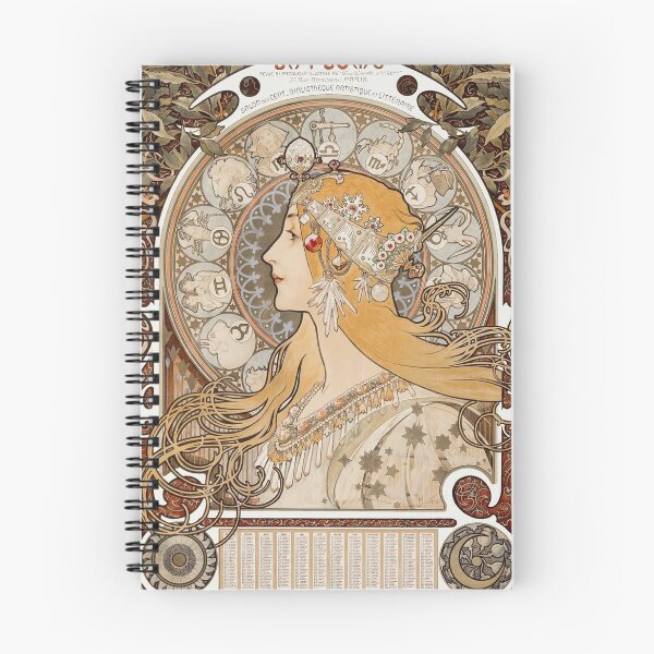 Item preview, La Plume Mucha designed and sold by InkishKingdoms.