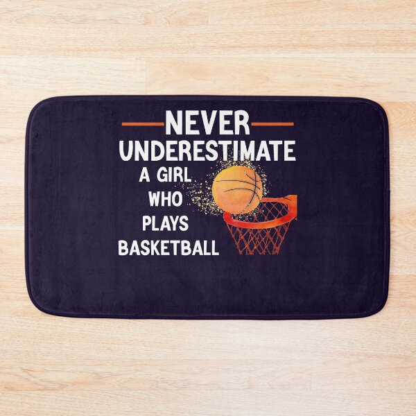 Item preview, Never Underestimate a Girl Who Plays Basketball Girls Gift  designed and sold by Sarah38.