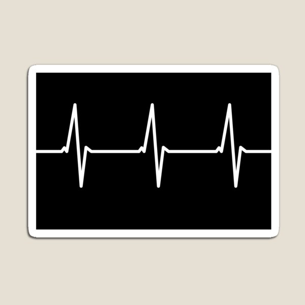 Item preview, Electrocardiogram (ECG) Heart Beat (White) designed and sold by STUDIO-72.