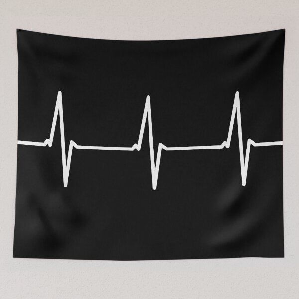 Item preview, Electrocardiogram (ECG) Heart Beat (White) designed and sold by STUDIO-72.