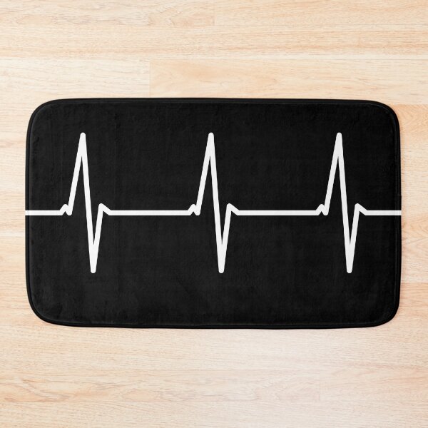 Item preview, Electrocardiogram (ECG) Heart Beat (White) designed and sold by STUDIO-72.