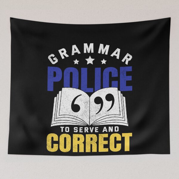 Item preview, Funny Grammar Police To Serve And Correct English Teacher  designed and sold by Best Designer.