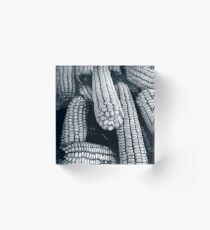 maize black and white Acrylblock