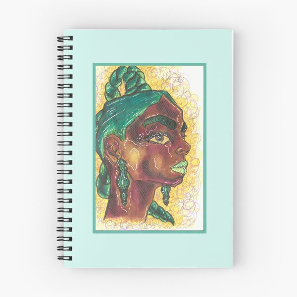 Item preview, Aqua Braids Goddess Woman designed and sold by Harold-Inks.