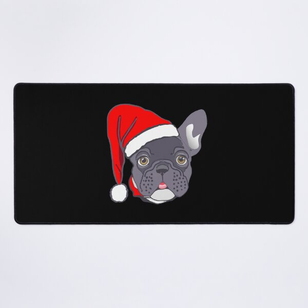 Item preview, Adorable Christmas French Bulldog Art – Festive Frenchie Dog in Santa Hat designed and sold by Vividality.
