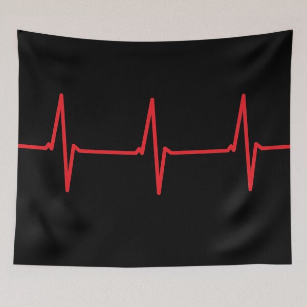 Item preview, Electrocardiogram (ECG) Heart Beat (Red) designed and sold by STUDIO-72.