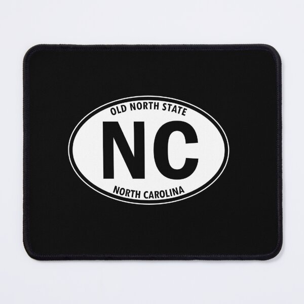 Item preview, North Carolina, NC, Old North State - State Abbreviation and Motto Oval Travel Bumper Sticker for your Car or Luggage.  designed and sold by BBTravels.