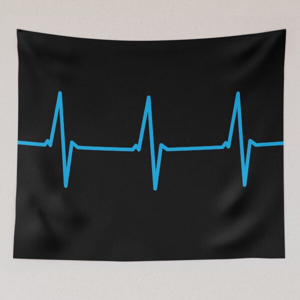 Item preview, Electrocardiogram (ECG) Heart Beat (Blue) designed and sold by STUDIO-72.