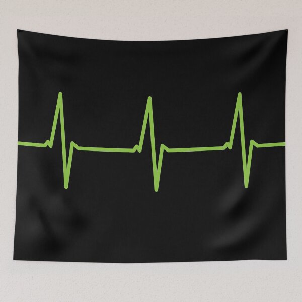 Item preview, Electrocardiogram (ECG) Heart Beat (Green) designed and sold by STUDIO-72.