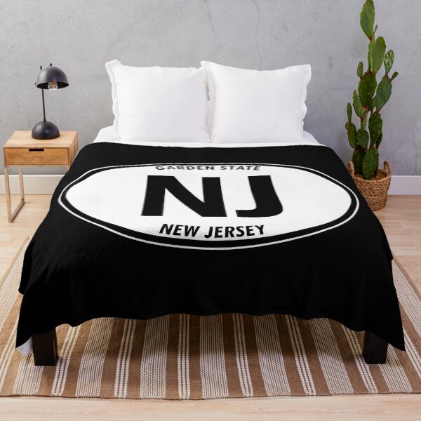 Item preview, New Jersey, NJ, Garden State - State Abbreviation and Motto Oval Travel Bumper Sticker for your Car or Luggage. designed and sold by BBTravels.
