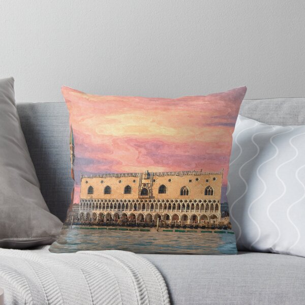 Item preview, Venice Saint Marks Campanile digital painting designed and sold by Lacasadellora.