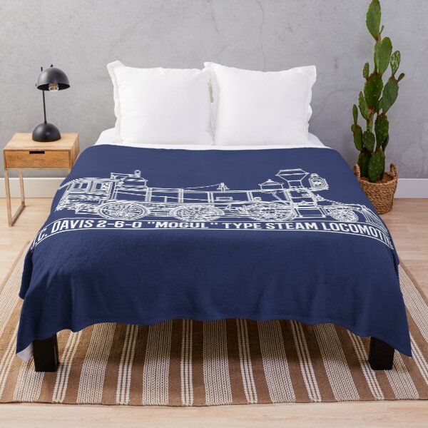 Item preview, J C Davis 2-6-0 Mogul Type Steam Locomotive Blueprint Diagram Gift designed and sold by Maljonic.