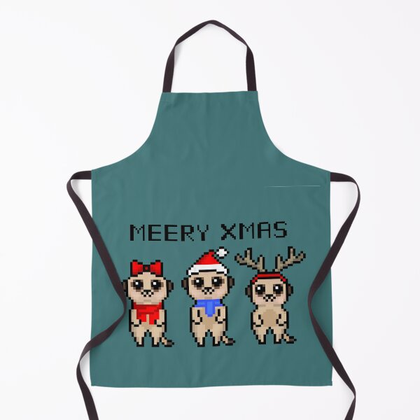Item preview, Meery Xmas Meercats (Chibi Pixel Animal Character) designed and sold by Pixe11y.
