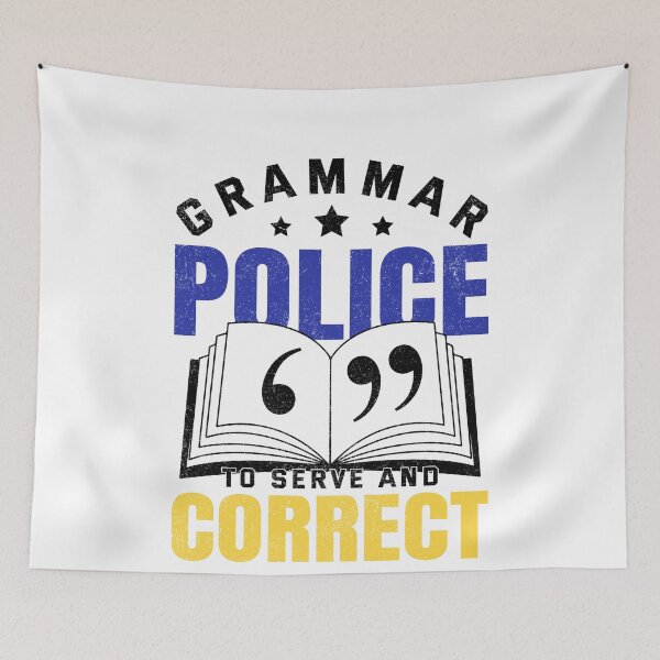 Item preview, Funny Grammar Police To Serve And Correct English Teacher  designed and sold by Best Designer.