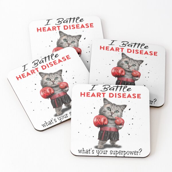 Item preview, Heart Disease Warrior - I Battle Heart Disease What Is Your Superpower? designed and sold by Jennpak.