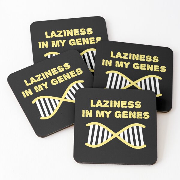 Item preview, Laziness in My Genes : Funny Lazy Quote designed and sold by EnzoVectorism.