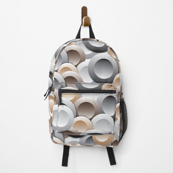 Item preview, 3D Golden, gray and brown circles designed and sold by MAD  Graphics.