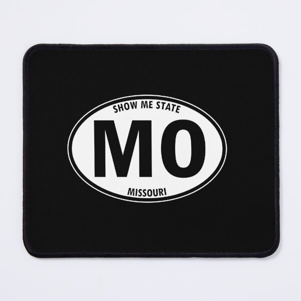 Item preview, Missouri, MO, Show Me State - State Abbreviation and Motto Oval Travel Bumper Sticker for your Car or Luggage.  designed and sold by BBTravels.