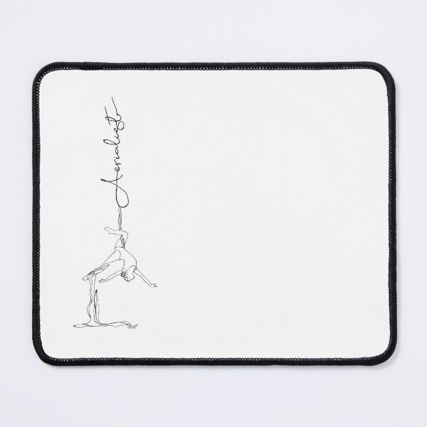 Artikelvorschau, Die seidige Dame - Aerial Silks - Silk Yoga One Line Art - Aerialist Geschenk entworfen und verkauft von LaureBPaintings.