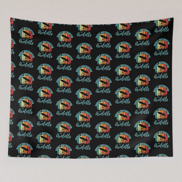 Item preview, Easily Distracted by Axolotls Cute Axolotl  designed and sold by Zurickdesigns.