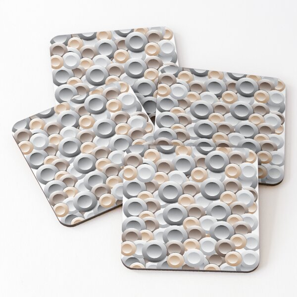 Item preview, 3D Golden, gray and brown circles designed and sold by MAD  Graphics.