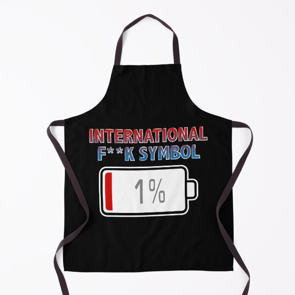 Item preview, International F**k Symbol with Battery at 1% designed and sold by Moodific.